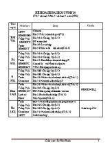 Kế hoạch bài học tuần 10 lớp 4 - Năm học 2016-2017 - Lê Văn Hoàn